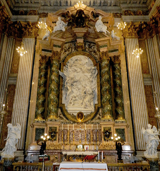 altare dedicato a san giovanni berchmans