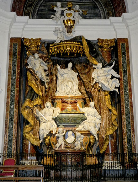 monumento funebre di gregorio XV a s.ignazio