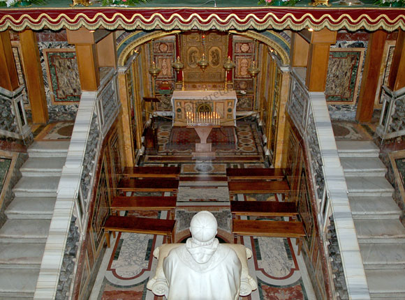 altare della confessione a s.maria maggiore