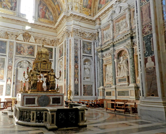 cappella sistina a s.maria maggiore