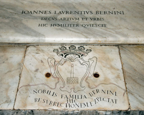lastra tombale dei bernini