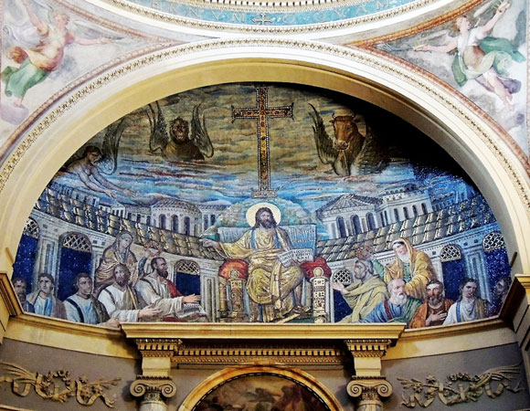 mosaico a santa pudenziana