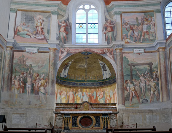 cappella dei santi primo e feliciano a s.stefano rotondo