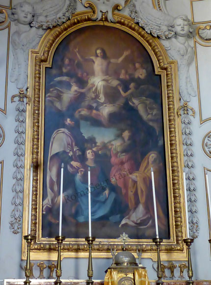 cristo in gloria tra i santi celso, giuliano, marcionilla e basilissa