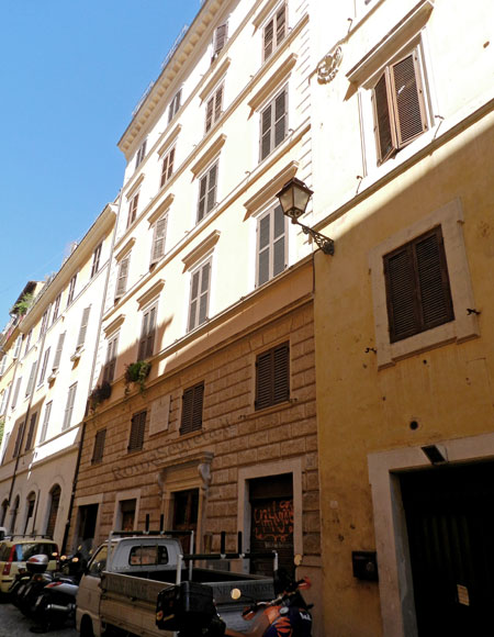 casa di ettore petrolini a via baccina