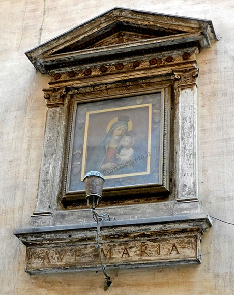 madonnella con la vergine ed il bambino