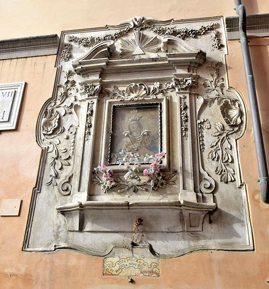 madonna dell'immacolata a via dei cappellari