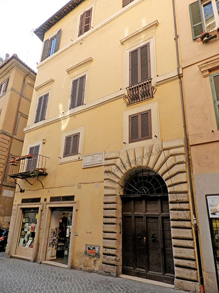 casa di sisto v a via del governo vecchio