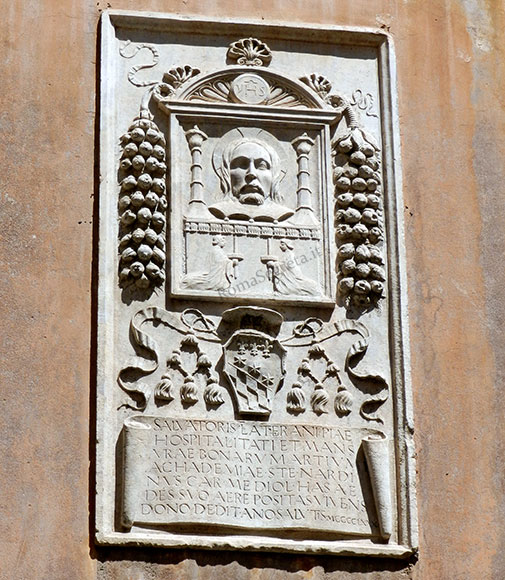 targa su palazzo nardini