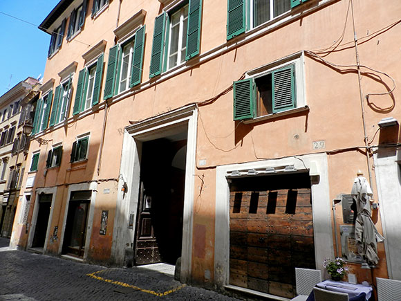 palazzo di antonio massimo a via dell'orso