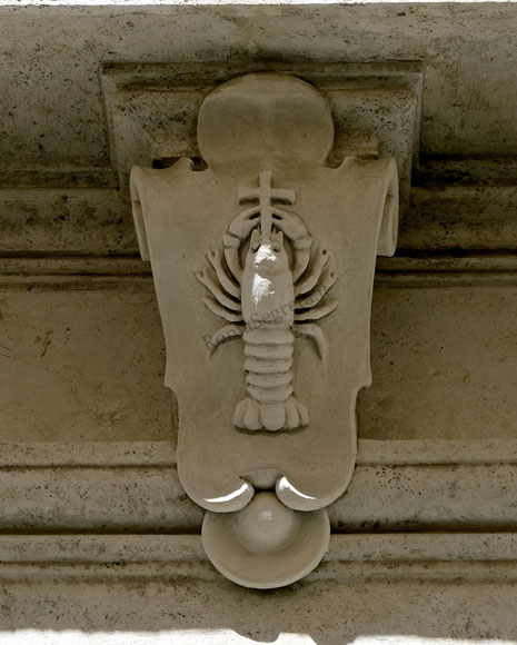 stemma dei gambirasi a via della pace