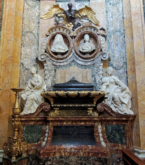 cappella rospigliosi con carità e prudenza