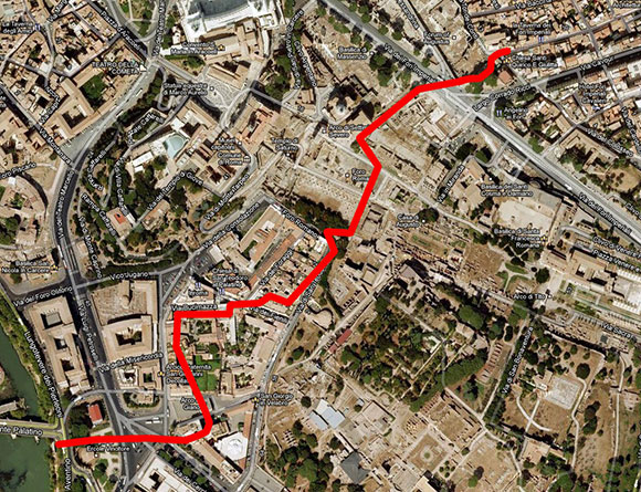 percorso della cloaca maxima