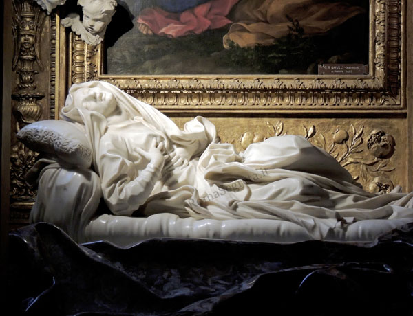 l'estasi di beata ludovica albertoni del bernini