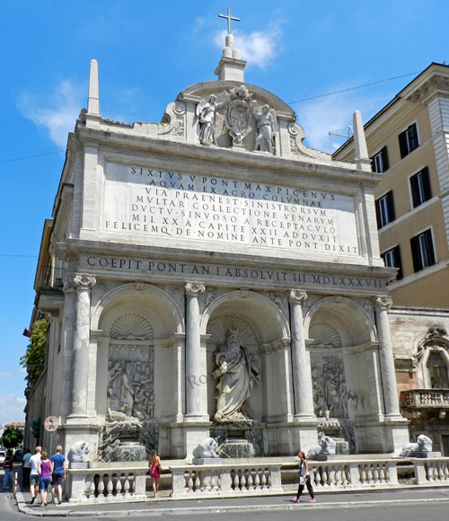 fontana del mosè