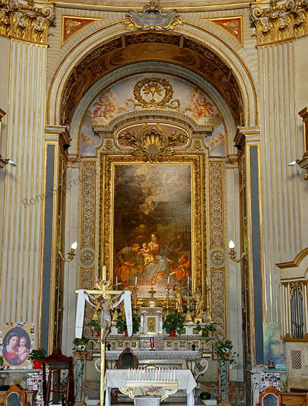 la sacra famiglia nell'oratorio del ss.sacramento