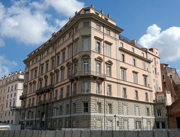 palazzo del gallo di roccagiovine a piazza foro di traiano