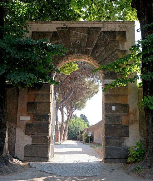 portale del parco degli aranci