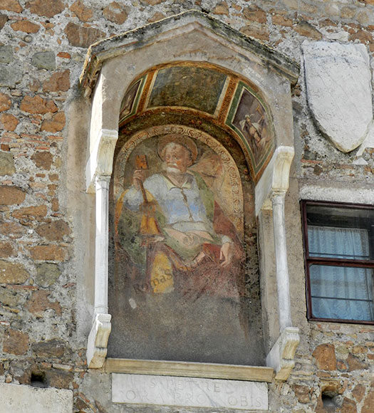 edicola con san pietro a porta s.paolo