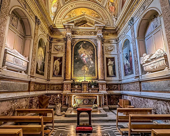 cappella di santa monica a s.agostino