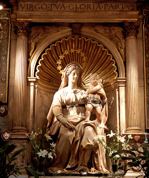 madonna del parto a s.agostino