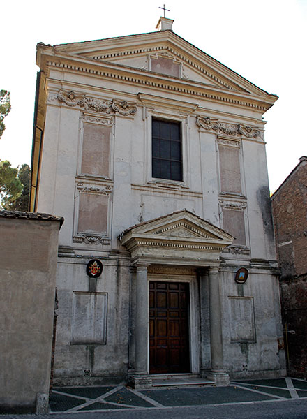 facciata di s.cesareo de appia