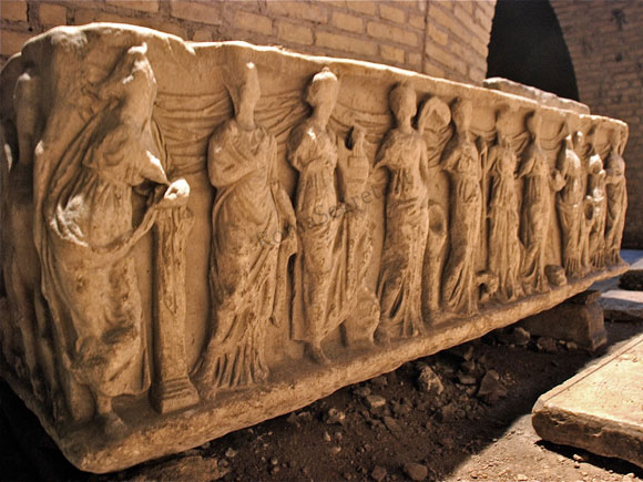 sarcofago con le muse