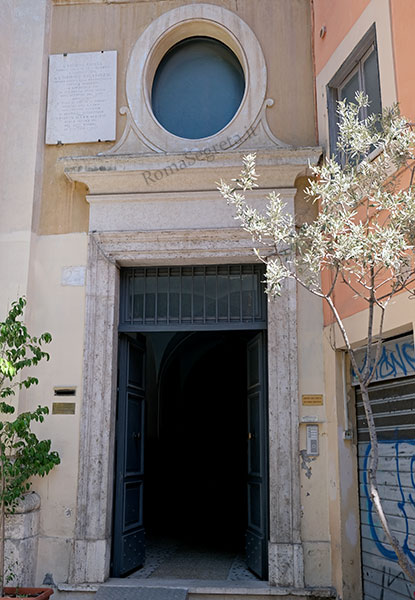 portale di santa dorotea su via di s.dorotea