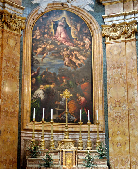 assunzione di maria presso l'altare maggiore