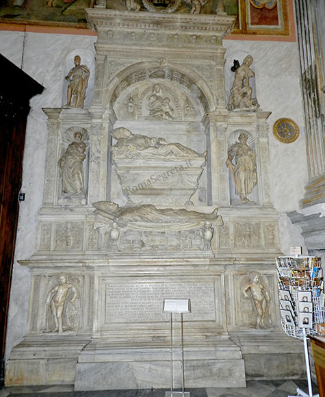 doppio monumento funebre a s.marcello