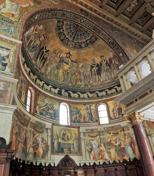 abside a santa maria in trastevere