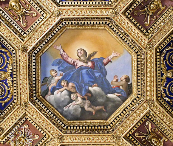 soffitto di santa maria in trastevere
