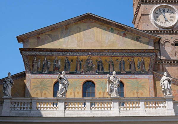 facciata di santa maria in trastevere