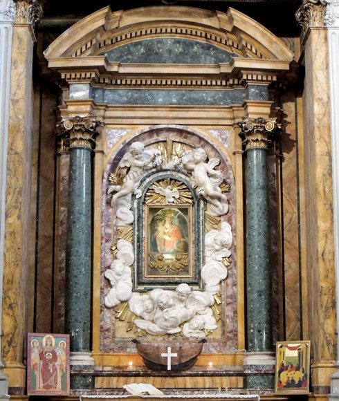 madonna di strada cupa a santa maria in trastevere