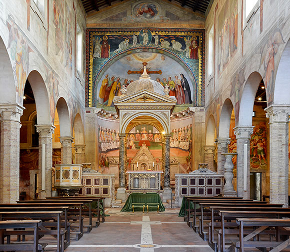 interno dei santi nereo e achilleo