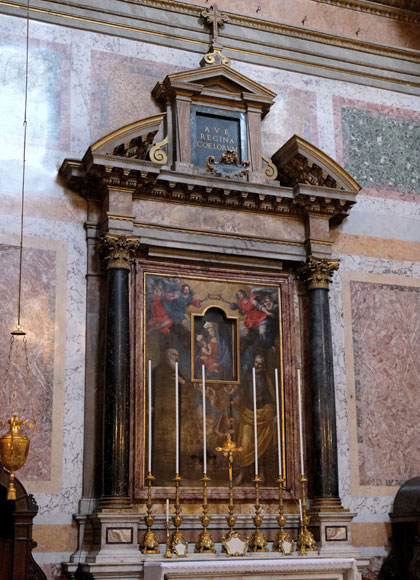 cappella della madonna ausiliatrice alla santissima trinità dei pellegrini