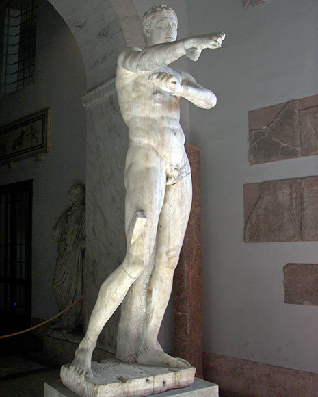 statua dell'apoxyomenos
