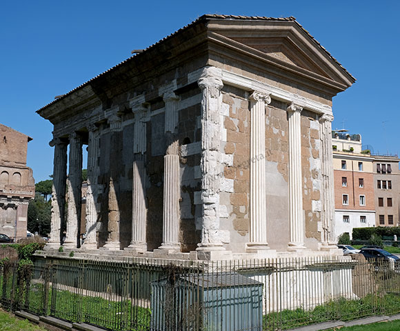 cella del tempio di portunus