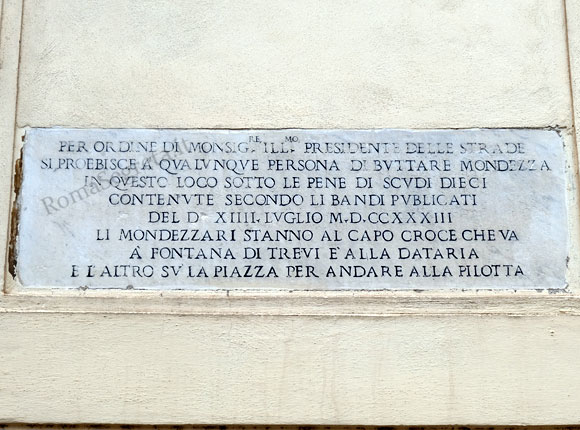 lapide in via dei lucchesi