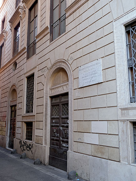 casa natale di giuseppe gioachino belli