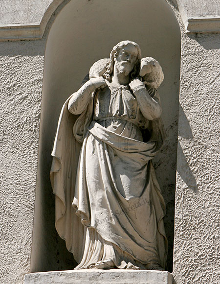 statua del buon pastore