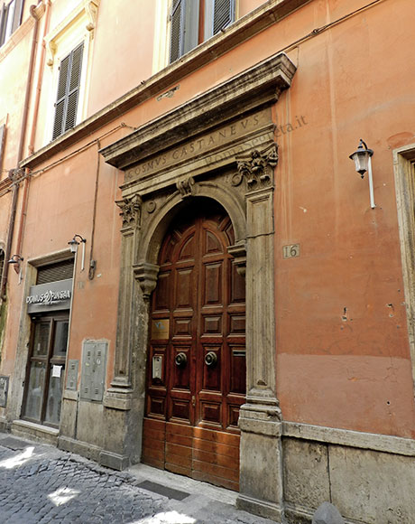 palazzetto cosmus castaneus a via delle coppelle