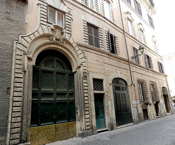 palazzo bossi a via di monserrato