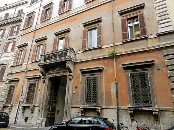 palazzo rocci pallavicini a via di monserrato