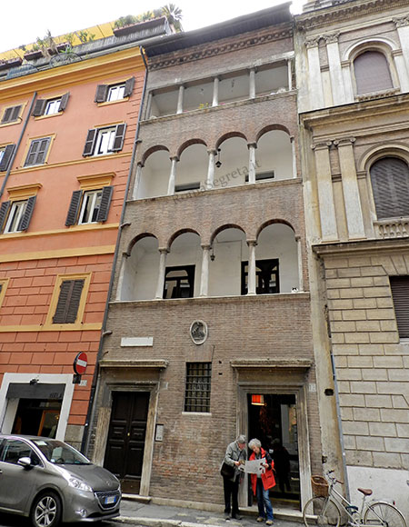 casa di santa caterina da siena a via di monserrato