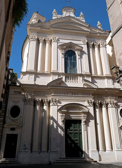 santa maria dell'orazione e morte a via giulia