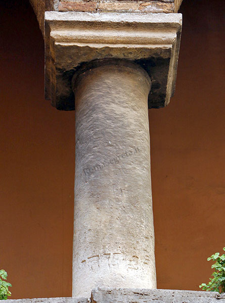 colonna a vicolo dell'atleta