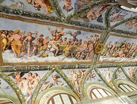 loggia di amore e psiche a villa farnesina