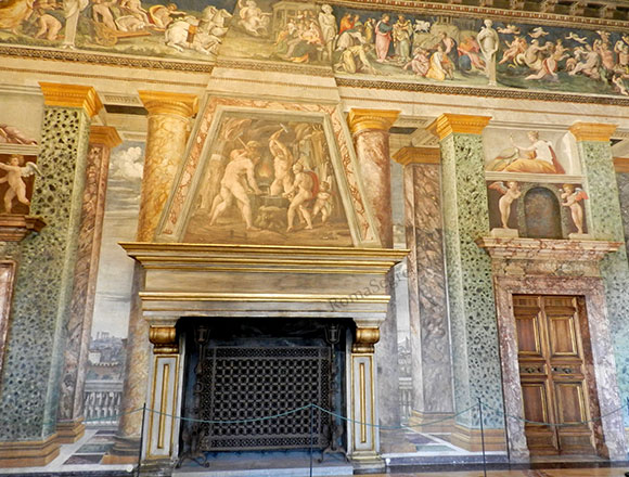 sala delle prospettive a villa farnesina