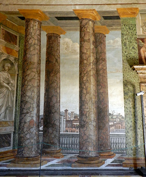 veduta prospettica del peruzzi